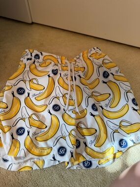 Bonobos Yellow Banana Print Swim Shorts